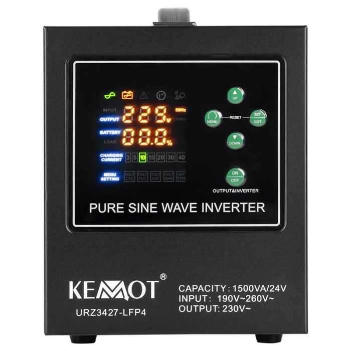 UPS CENTRALE TERMICE SINUS PUR 1500VA/1050W 24V KEMOT [3]