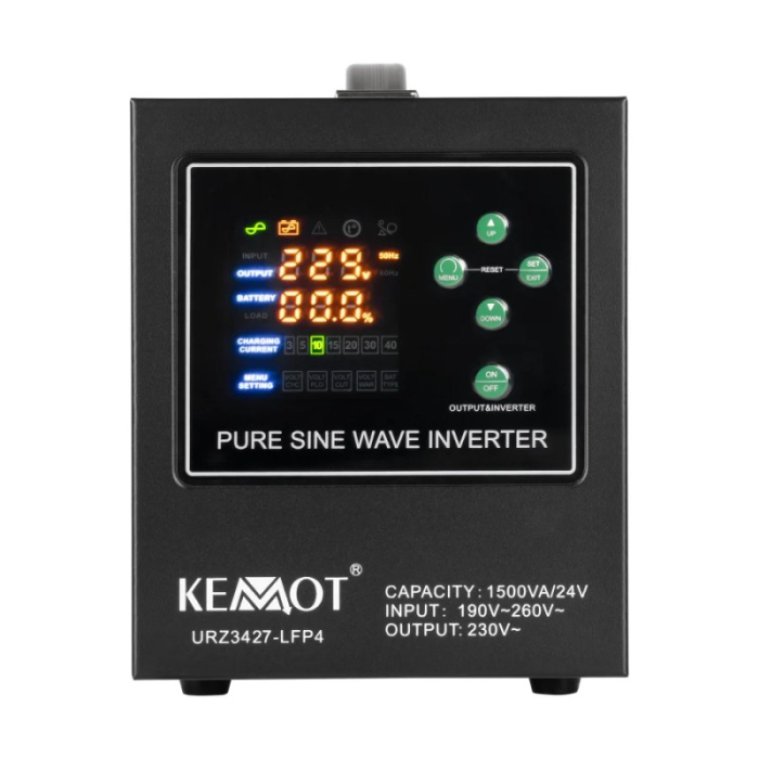 UPS CENTRALE TERMICE SINUS PUR 1500VA/1050W 24V KEMOT [4]