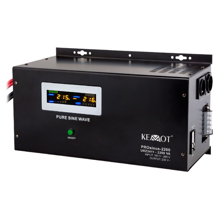 UPS CENTRALE TERMICE SINUS PUR 2200VA/1600W 12V KEMOT [2]
