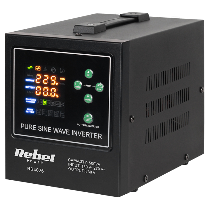 UPS CENTRALE TERMICE SINUS PUR 500VA 300W 12V REBEL [2]