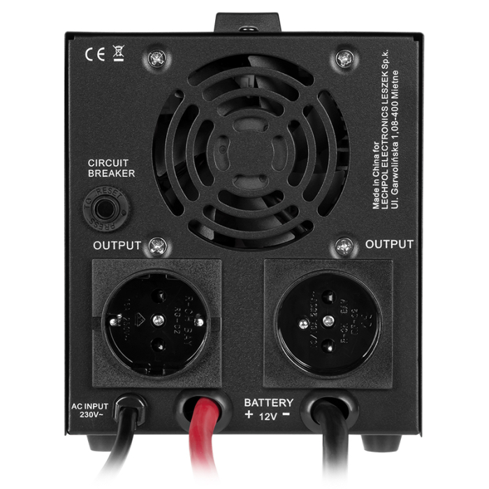 UPS CENTRALE TERMICE SINUS PUR 800VA/500W 12V KEMOT [4]