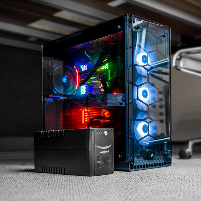 UPS MICROPOWER 1000 (1000VA/600W) REBEL [8]