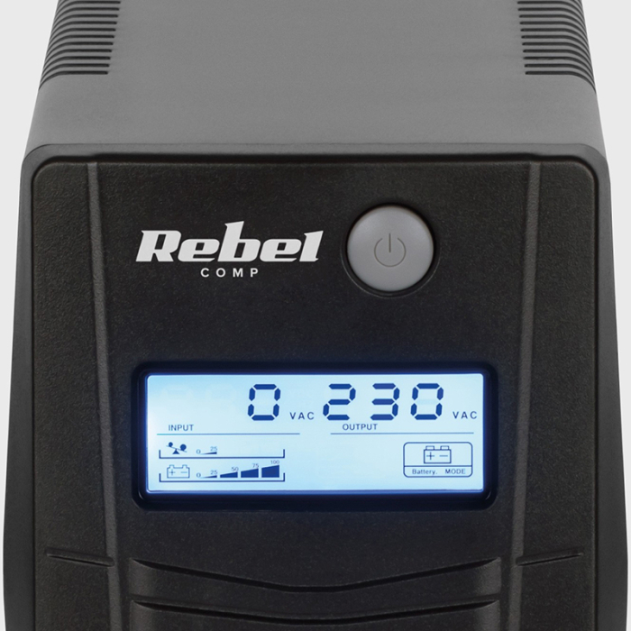 UPS OFFLINE NANOPOWER PLUS 1000 (1000VA/600W) REBEL [7]