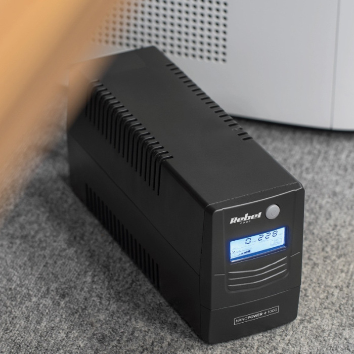 UPS OFFLINE NANOPOWER PLUS 1000 (1000VA/600W) REBEL [10]