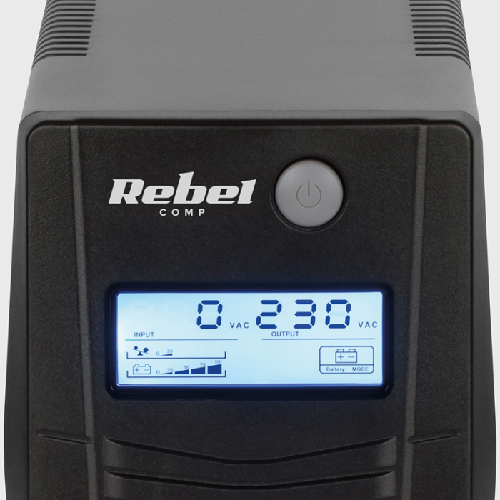 UPS OFFLINE NANOPOWER PLUS 650 (650VA/360W) REBEL [7]