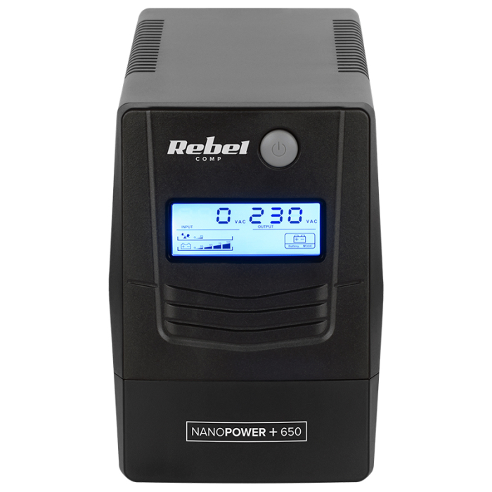 UPS OFFLINE NANOPOWER PLUS 650 (650VA/360W) REBEL [5]