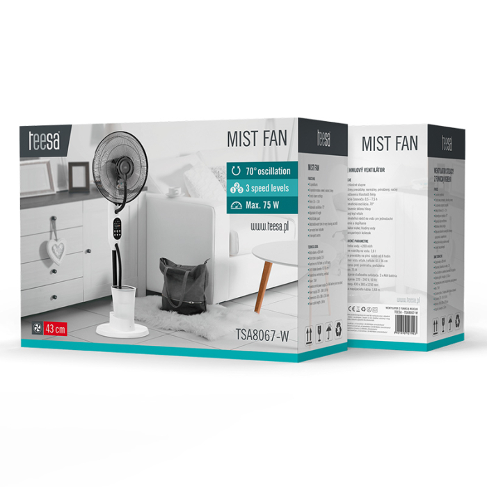 VENTILATOR PICIOR FUNCTIE PULVERIZARE APA TEESA [9]