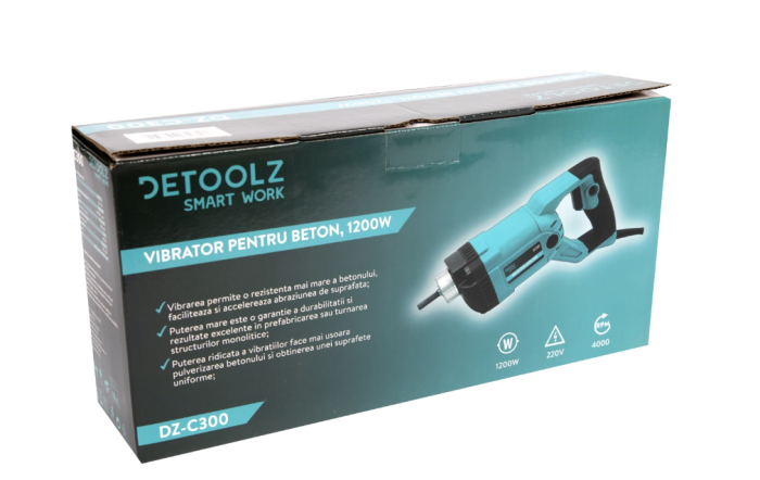 Vibrator pentru beton, 1200W [5]