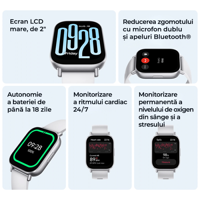 XIAOMI REDMI WATCH 5 ACTIVE NEGRU [7]