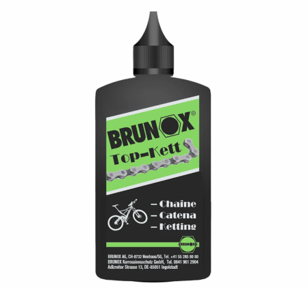 Service, hobby, mentenanta - Solutie ungere si curatare lanturi cu picurator Brunox Top-Kett 100ml