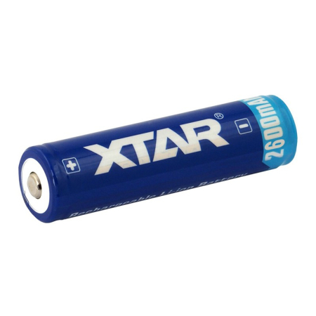 ACUMULATOR 18650 CU TERMINAL 3.7V LI-ION 2600 MAH XTAR [2]