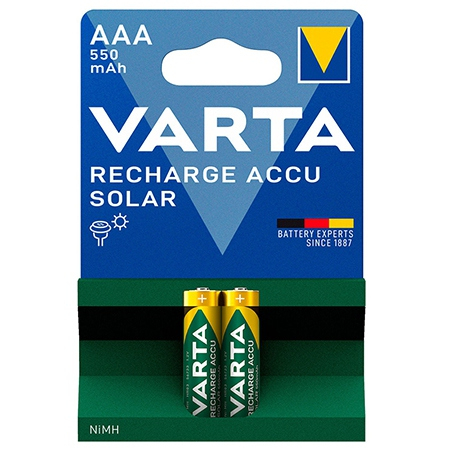 Acumulatori - ACUMULATOR AAA NIMH 550MAH SOLAR VARTA