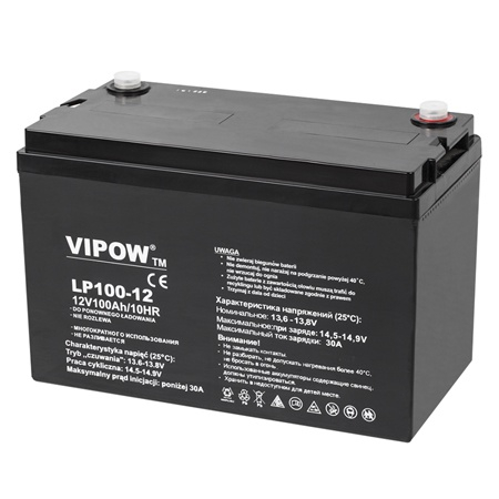 UPS și Acumulatori Centrale - ACUMULATOR STATIONAR AGM VRLA 12V 100AH VIPOW