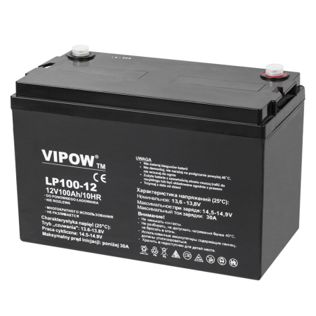 ACUMULATOR STATIONAR AGM VRLA 12V 100AH VIPOW [1]