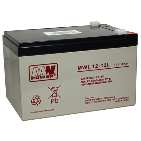 UPS și Acumulatori Centrale - ACUMULATOR STATIONAR AGM VRLA 12V 12AH MWL