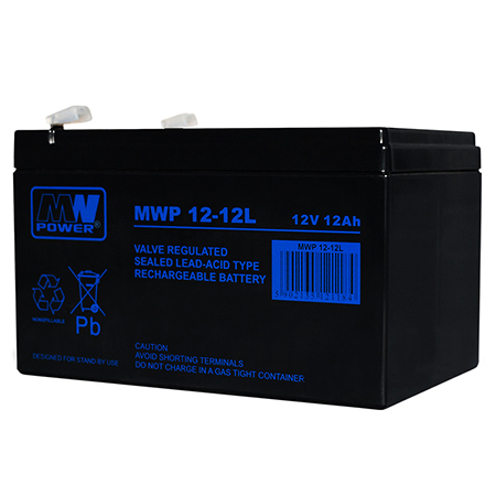 UPS și Acumulatori Centrale - ACUMULATOR STATIONAR AGM VRLA 12V 12AH MWP