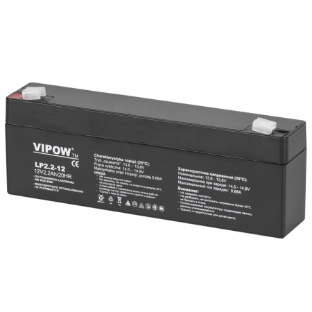 ACUMULATOR STATIONAR AGM VRLA 12V 2.2AH VIPOW [1]
