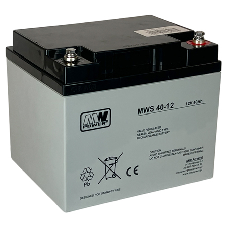 Acumulatori - ACUMULATOR STATIONAR AGM VRLA 12V 40AH MWS