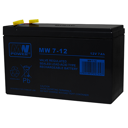 UPS și Acumulatori Centrale - ACUMULATOR STATIONAR AGM VRLA 12V 7AH MW