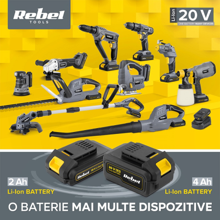 ACUMULATOR UNIVERSAL SCULE REBEL 20V 2A [4]