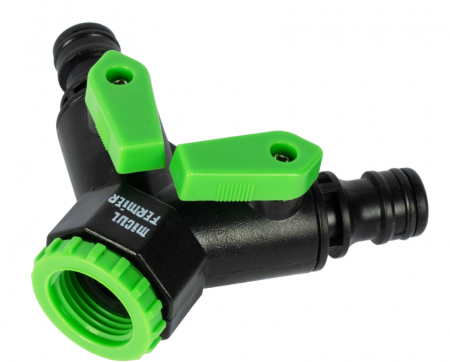 Adaptor robinet Micul Fermier, 1/2", cu 2 iesiri CR MF-IR3012-G01 [1]
