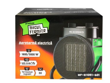Aeroterma electrica Micul Fermier, 1800/3000W, element de incalzire ceramic [4]