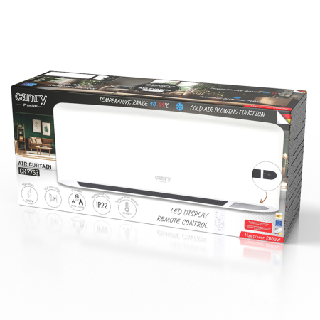 AEROTERMA TIP CORTINA DISPLAY LED TELECOMANDA 2000W [3]