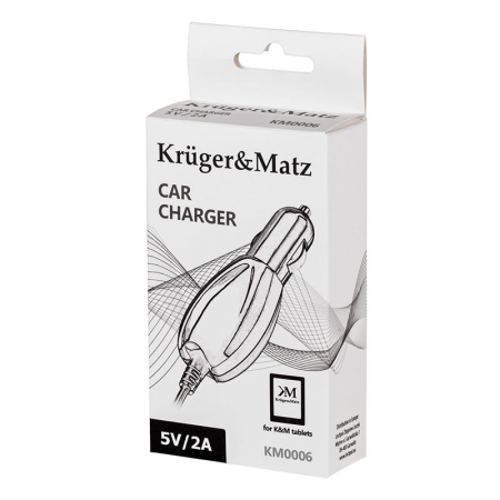 ALIMENTATOR AUTO TABLETA 5V 2A KRUGER&MATZ [2]