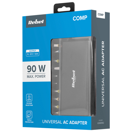 ALIMENTATOR UNIVERSAL 15-20V 90W PD REBEL [4]