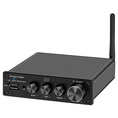 Audio HI-FI & Profesionale - AMPLIFICATOR AUDIO STEREO 2X100W A20 KRUGER&MATZ