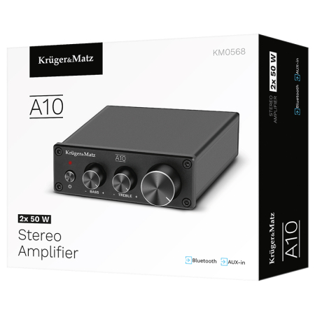 AMPLIFICATOR AUDIO STEREO 2X50W A10 KRUGER&MATZ [6]