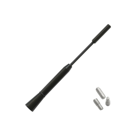 ANTENA AUTO EXTERIOR NEAGRA 15.8 CM CU 3 ADAPTOARE (4-5-6MM) [1]