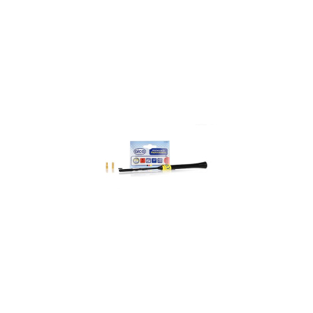 ANTENA AUTO EXTERIOR NEAGRA 23CM CU 2 ADAPTOARE (5-6MM) [1]