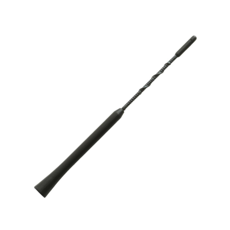 SISTEME ELECTRICE - ANTENA AUTO EXTERIOR NEAGRA 24CM CU 2 ADAPTOARE (5-6MM)