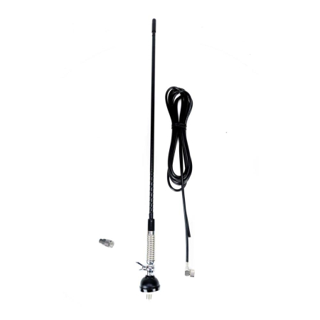 ANTENA CB PNI S60 CU FLUTURE, LUNGIME 59 CM, CU MONTURA, CABLU SI MUFA PL259, FIBRA DE STICLA [2]
