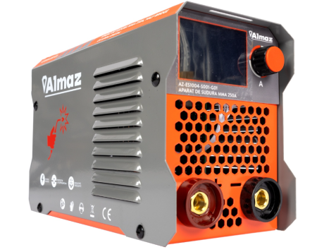 Aparat de sudură MMA 250A cu afișaj digital – Almaz AZ-ES1004-S001-G01  Performanță optimizată cu afișaj digital și funcții avansate! Aparatul de sudură Almaz MMA 250A (AZ-ES1004-S001-G01) este un ech [2]