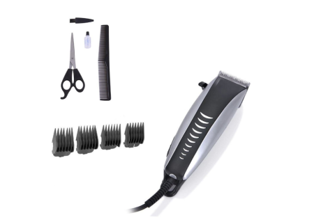 Articole îngrijire personală - Aparat de tuns electric Super Pro Clipper SP-4604, 12W, 4 capete, Negru-Gri