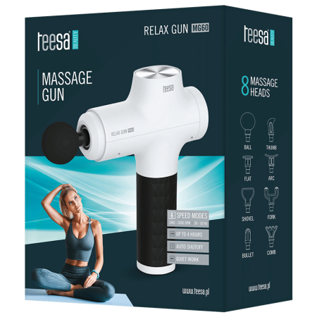 APARAT MASAJ TIP PISTOL RELAX GUN MG60 ALB TEESA [9]