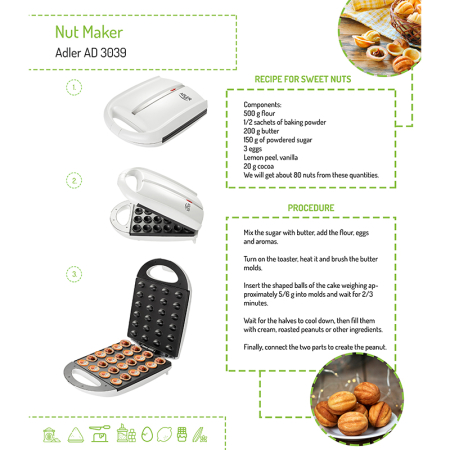 APARAT NUT MAKER AD 3039 ALB ADLER [9]