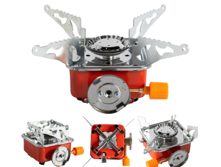 Arzatoare - Aragaz camping Micul Fermier, putere termica 2.8 kW, aprindere piezo-electrica, compatibil rezerva gaz spray, 95*95mm