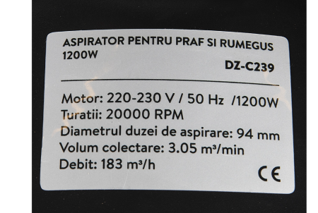 Aspirator pentru praf si rumegus 1100W [4]