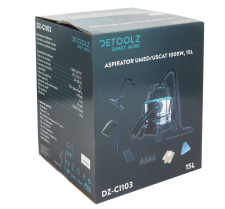 Aspirator uscat umed 1000W, 15L [3]