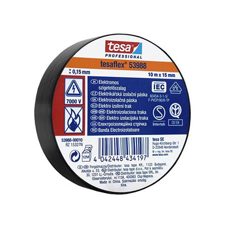 Service, hobby, mentenanta - BANDA IZOLATOARE TESAFLEX 10M NEGRU 10BUC