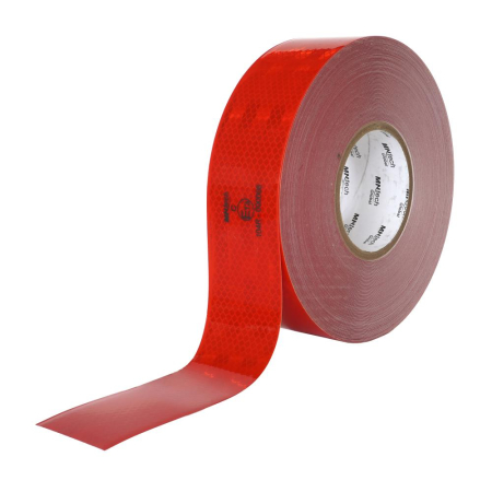 BENZI SI MATERIALE IZOLANTE - BANDA REFLECTORIZANTA MN TECH ROSU 54MMX50M ECE 104