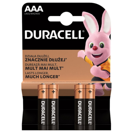 BATERIE ALCALINA DURACELL LR03 BLISTER 4 BUC [1]