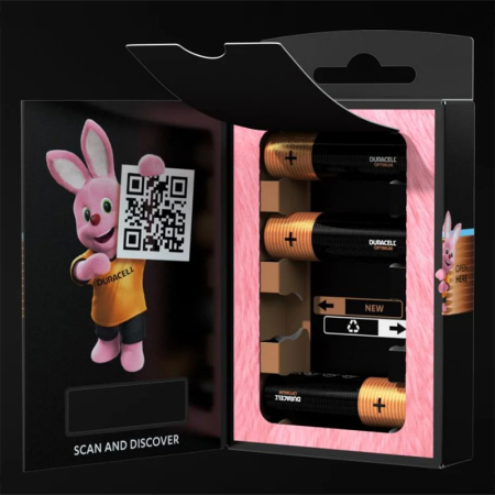BATERIE ALCALINA DURACELL OPTIMUM LR06 BLISTER 4 BUC [4]