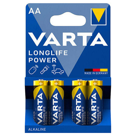 Baterii - BATERIE ALCALINA LONGLIFE POWER LR6 BL4 VARTA