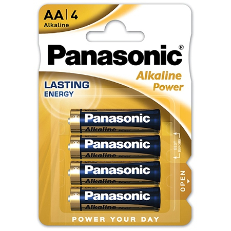 Baterii - BATERIE ALCALINA LR06 AA 4B/BL PANASONIC