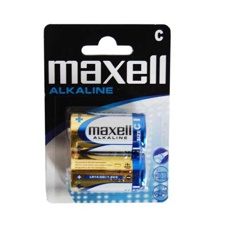 Baterii - BATERIE ALCALINA MAXELL LR14 BLISTER 2 BUC
