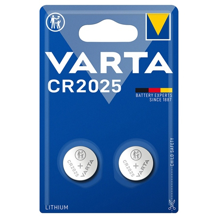 Baterii - BATERIE CR2025 BLISTER 2 BUC VARTA